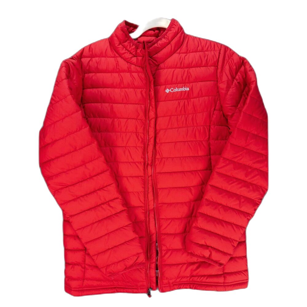 Columbia Powder Lite Jacket Red Omni-Heat Youth XL 18/20 Puffer Coat